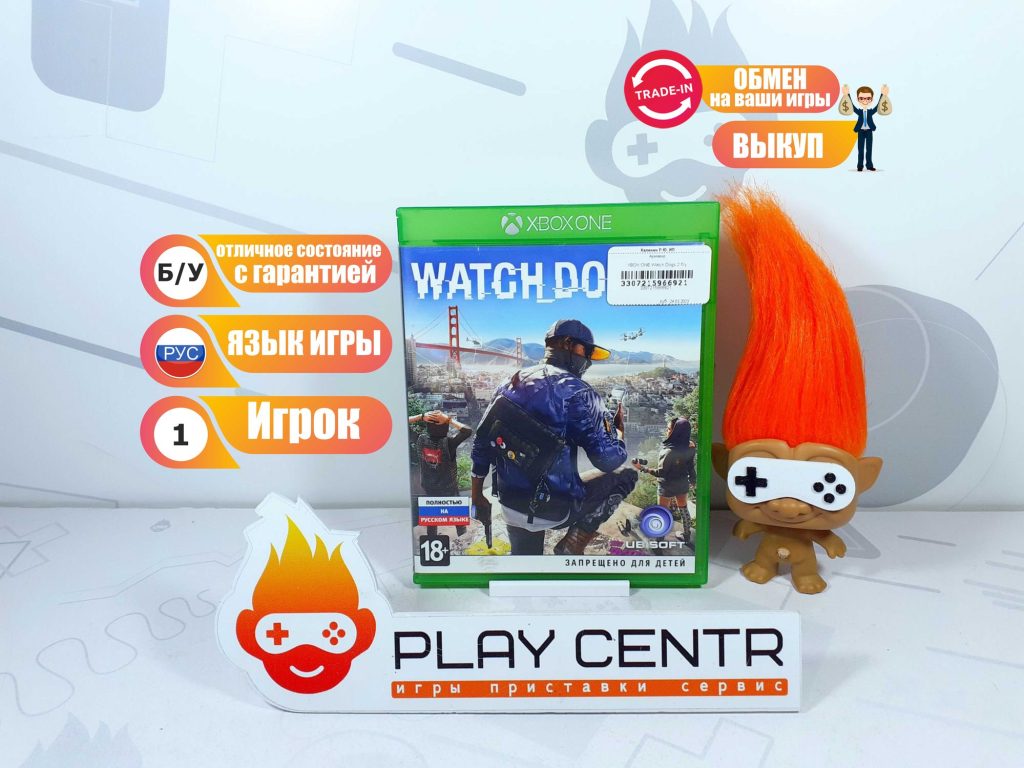 Watch Dogs 2 [рус.озвучка] (Xbox One) б/у