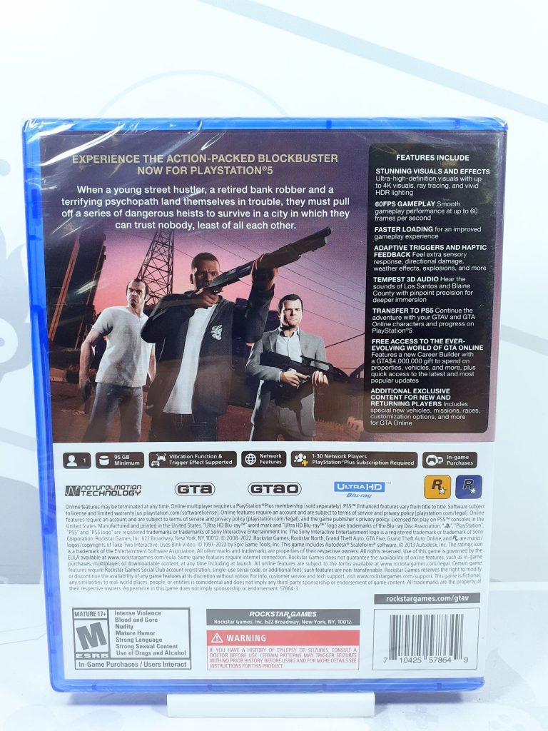 Grand Theft Auto V (GTA 5) [рус. субтитры] (PS5)