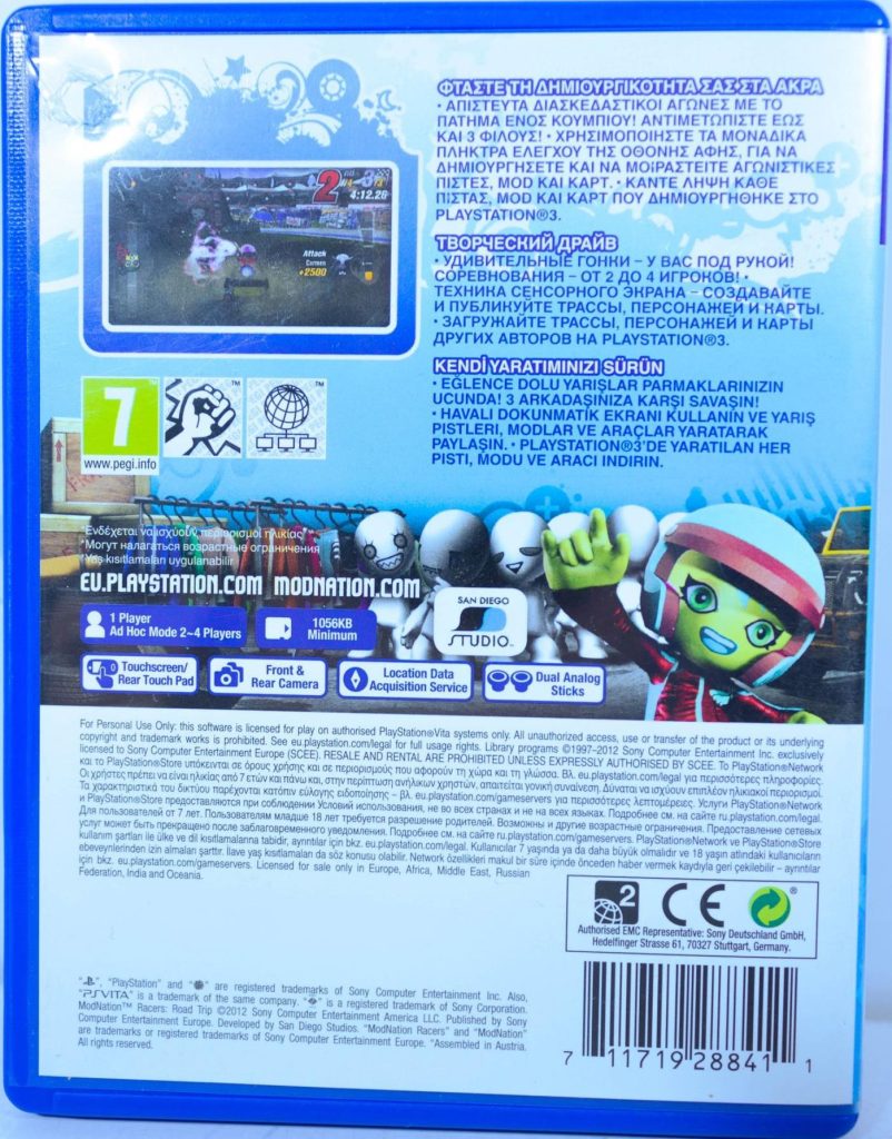 ModNation Racers RoadTrip [Eng] (PS Vita) б/у