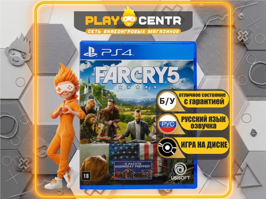 Far Cry 5 [рус.озвучка] (PS4) б/у