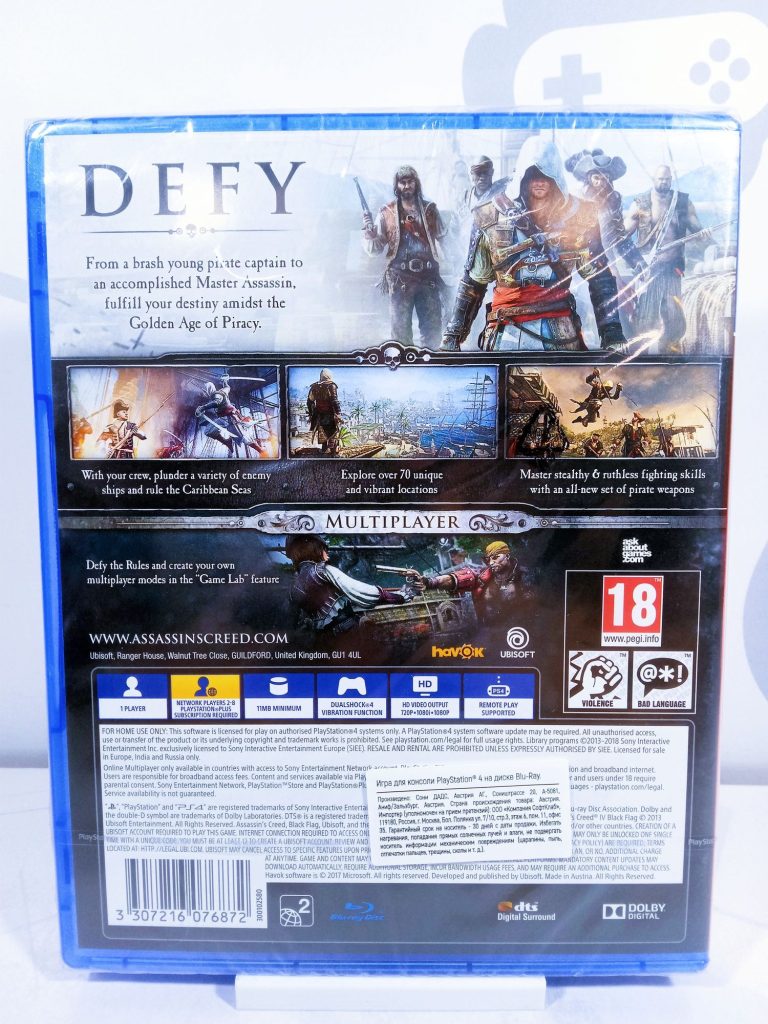 Assassin's Creed: Black Flag (Черный Флаг) [рус.озвучка] (PS4)