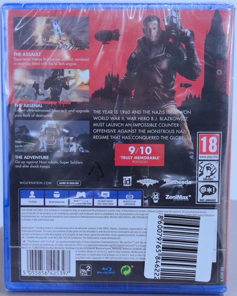 Wolfenstein: New Order [рус.субтитры] (PS4)