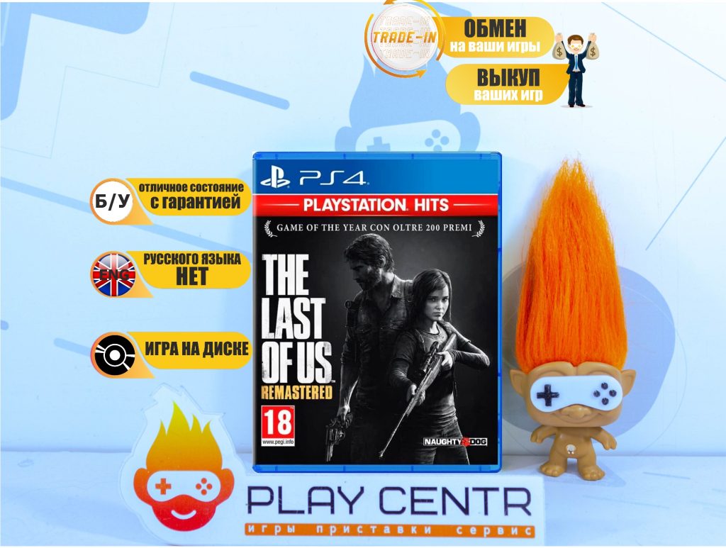 Одни из нас Обновлённая версия (The Last Of Us) [Eng] (PS4) б/у