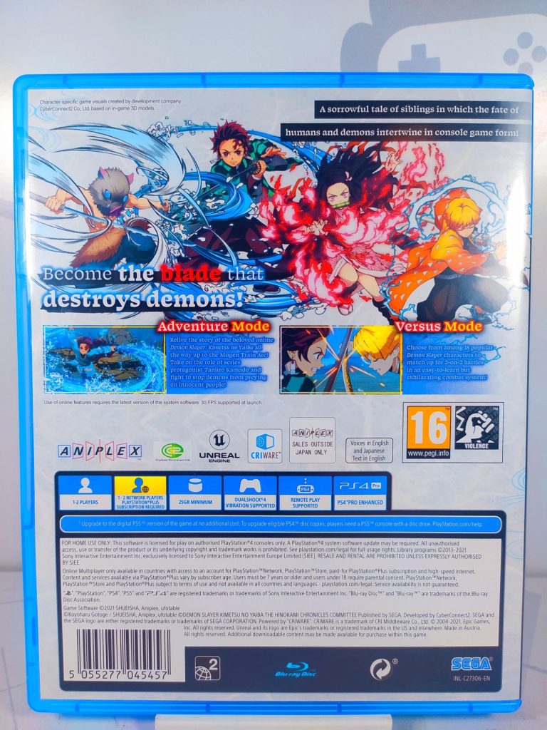 Demon Slayer: Kimetsu no Yaiba The Hinokami Chronicles [Eng] (PS4) б/у