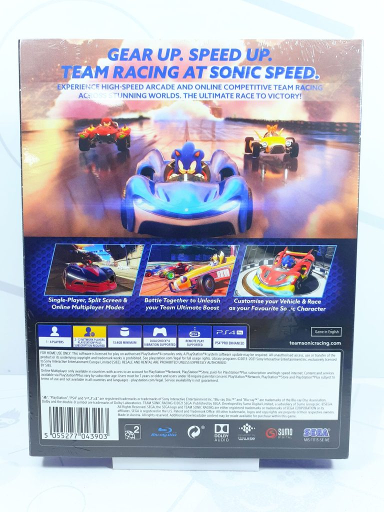 Team Sonic Racing 30th Anniversary Edition [рус.субтитры] (PS4)
