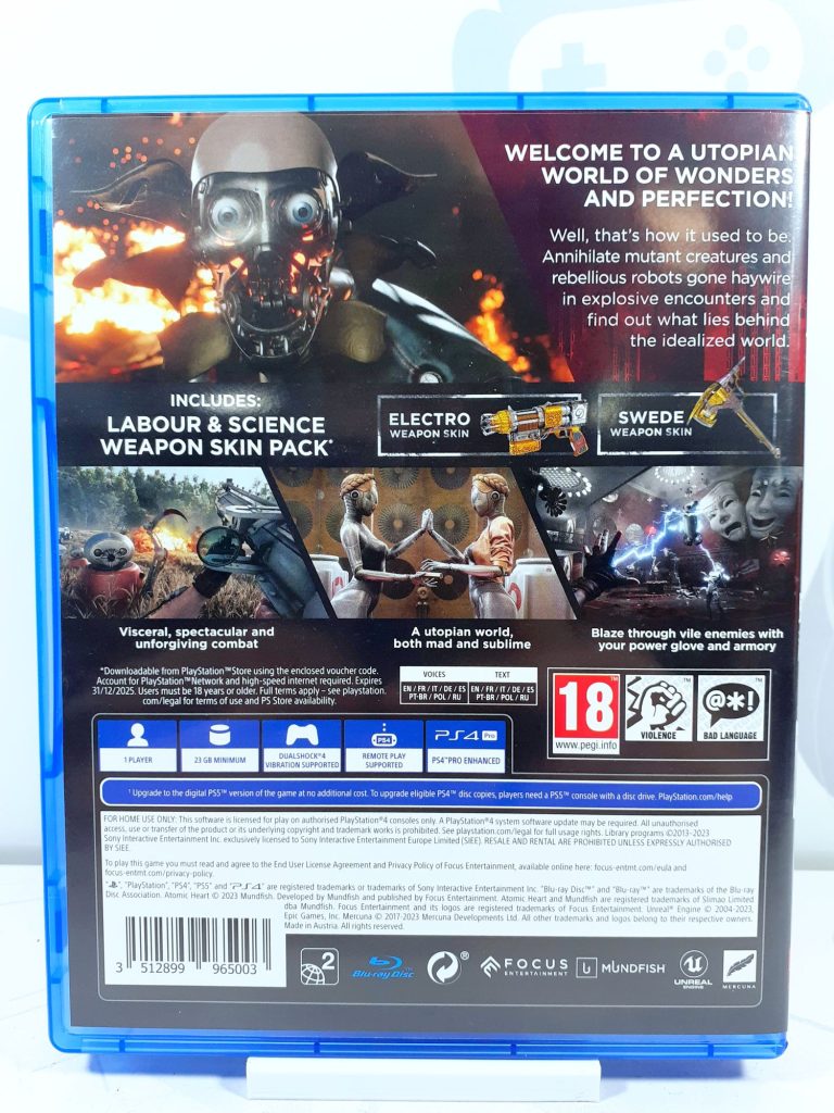 Atomic Heart [рус.озвучка] (PS4) б/у