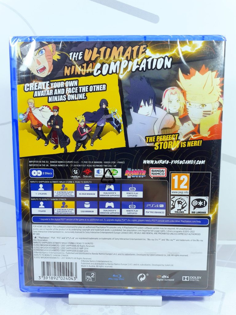 Naruto Ultimate Ninja Storm 4 Road to Boruto + Shinobi Striker [рус.субтитры] (PS4)