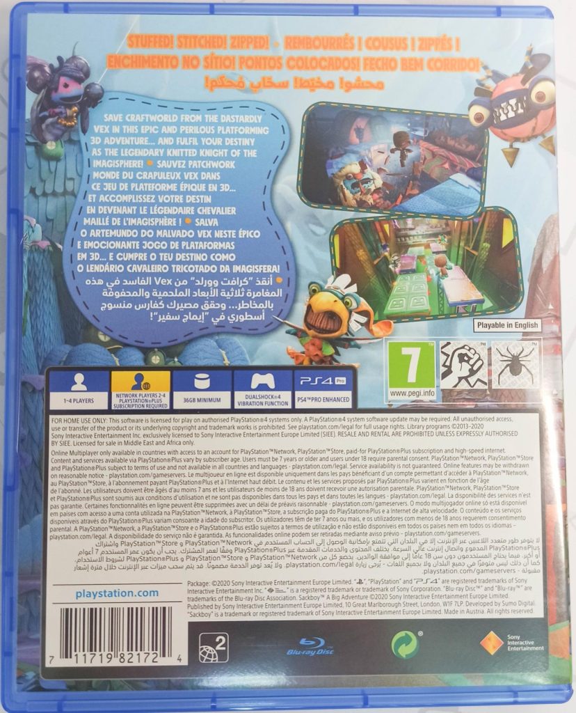 Sackboy A Big Adventure (Сэкбой Большое Приключение) [Eng] (PS4) б/у