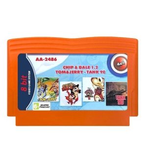 Картридж 8bit 4в1 AA-2486 CHIP & DALE 1+2 TOM & JERRY TANK 90