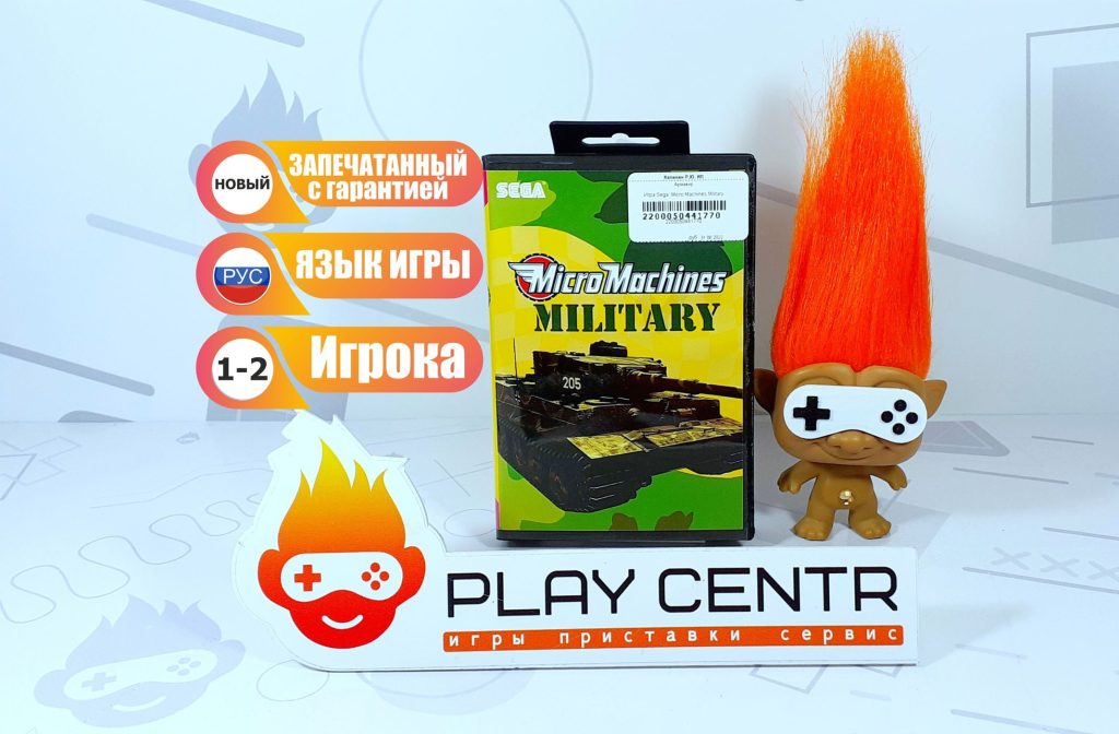Картридж 16bit Micro Machines Military