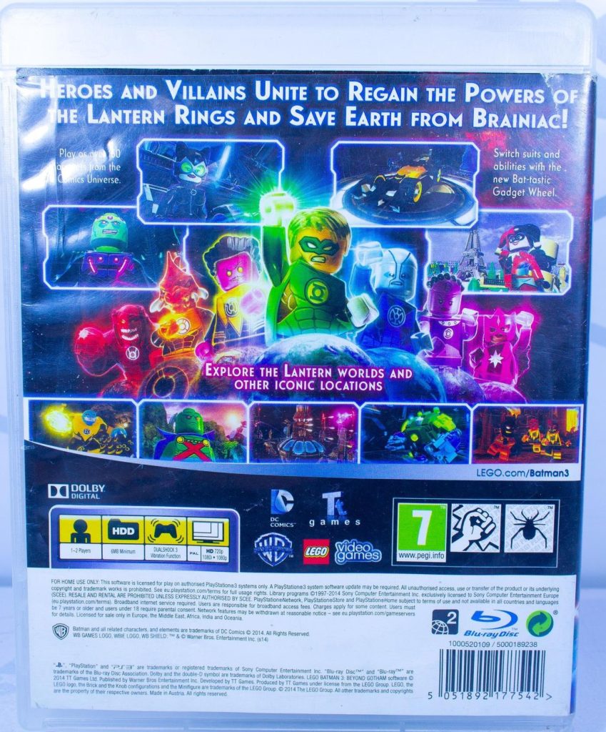 LEGO: Batman 3: Beyond Gotham (Покидая Готэм) (PS3) б/у