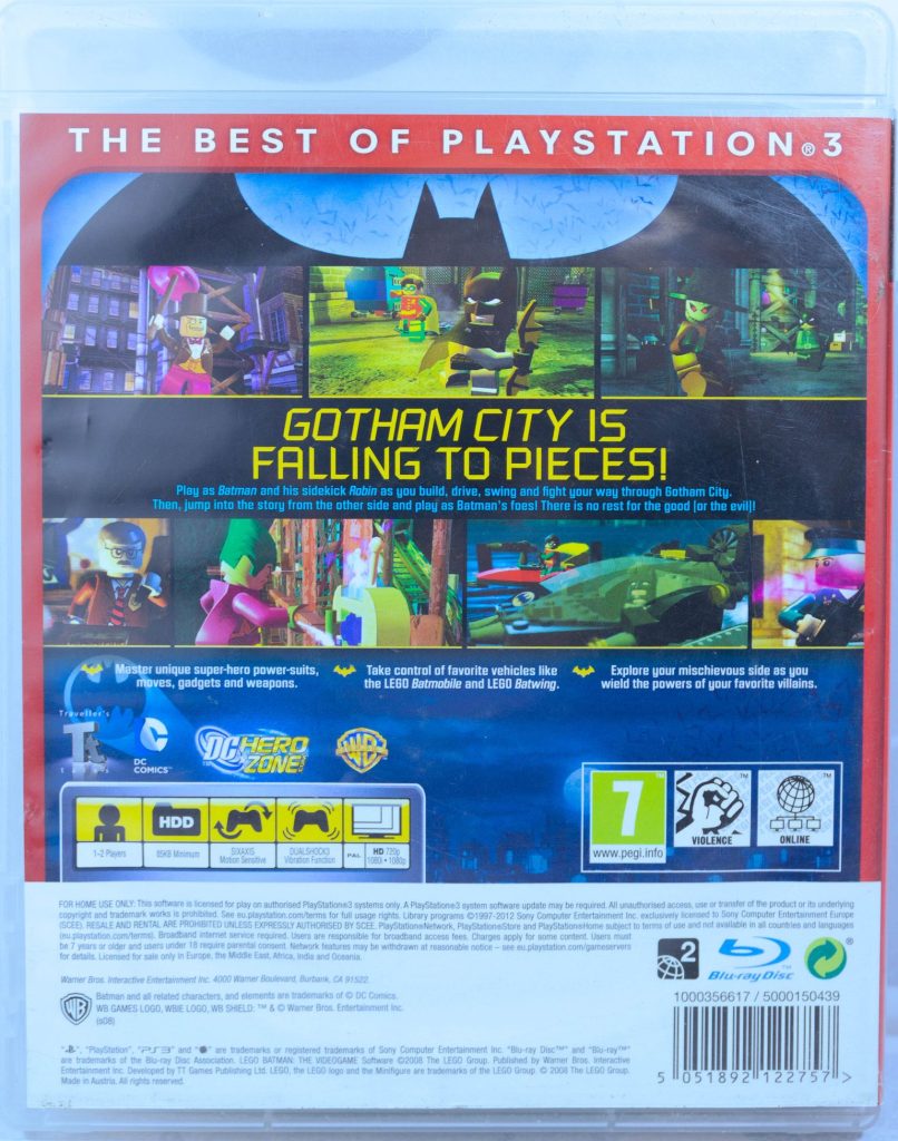 LEGO: Batman (PS3) б/у