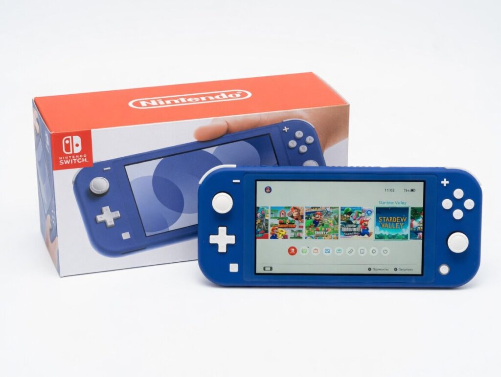 Nintendo Switch Lite (MOD) +128gb Синий б/у