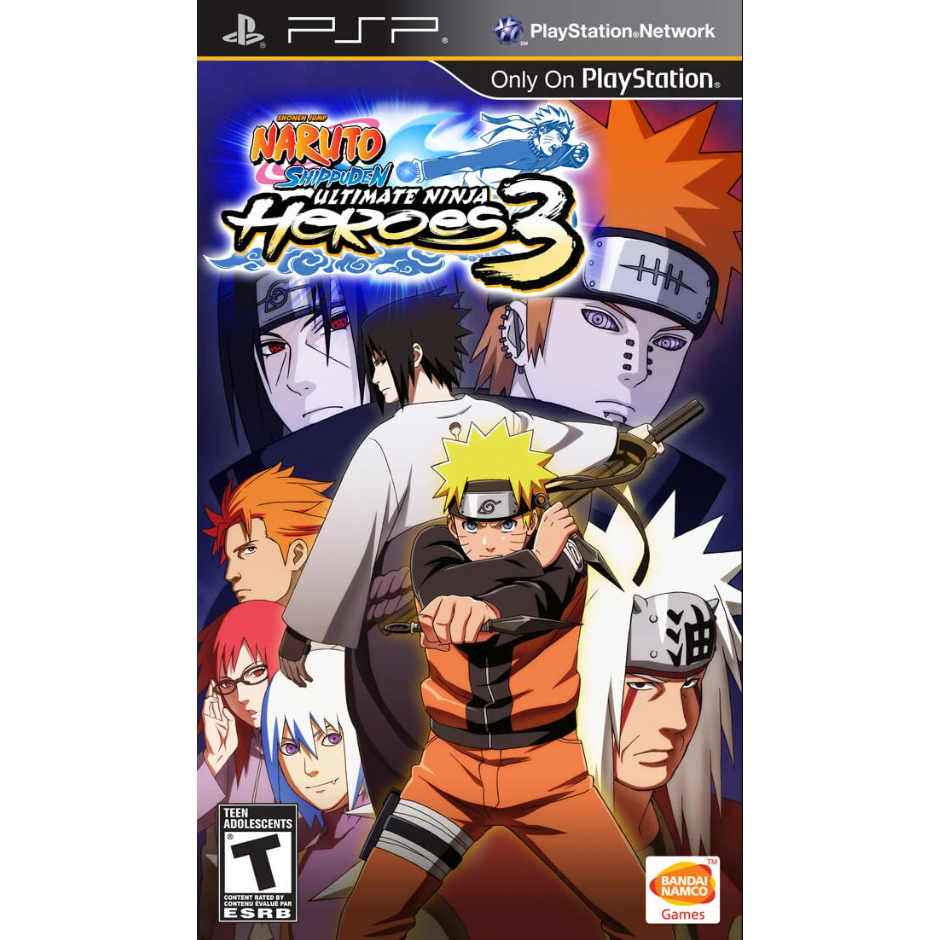 Naruto Shippuden: Ultimate Ninja heroes 3 (PSP) б/у